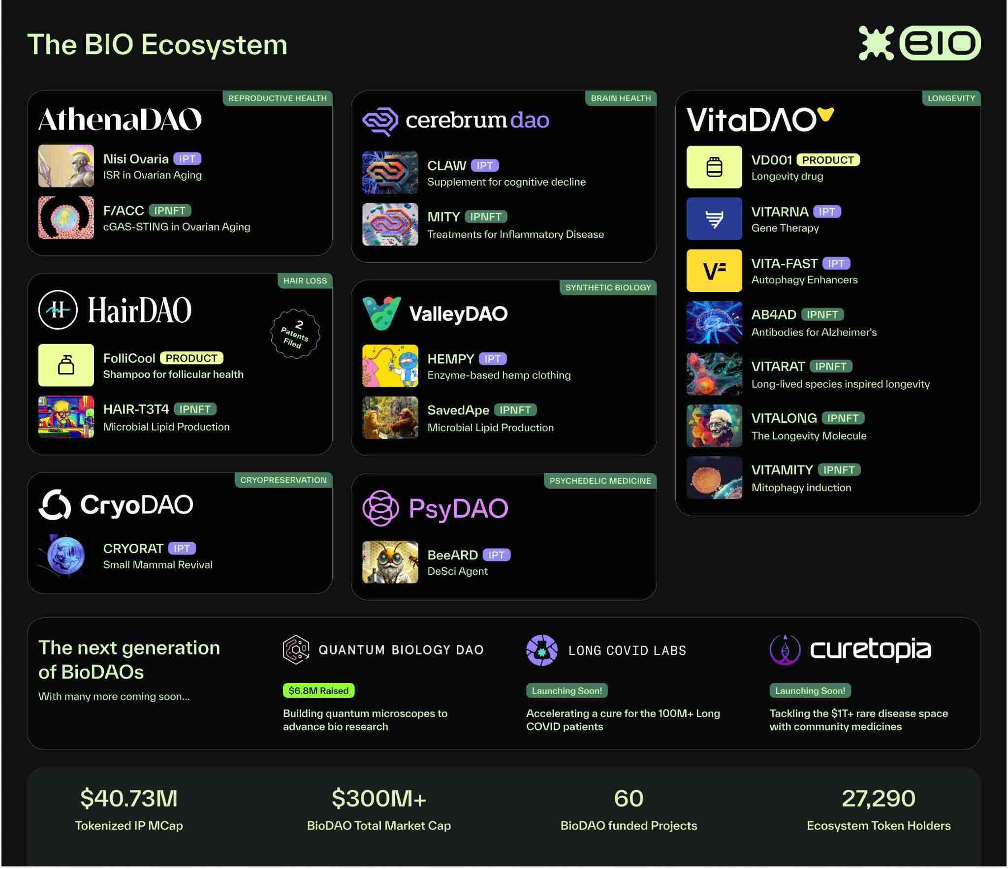 BIO上线币安,公募收益最高可达58倍,部分子DAO空投价值超过其市值